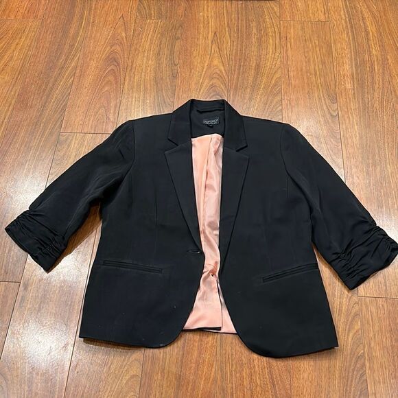 Topshop Jackets & Blazers - Top Shop Black Blazer Size 8